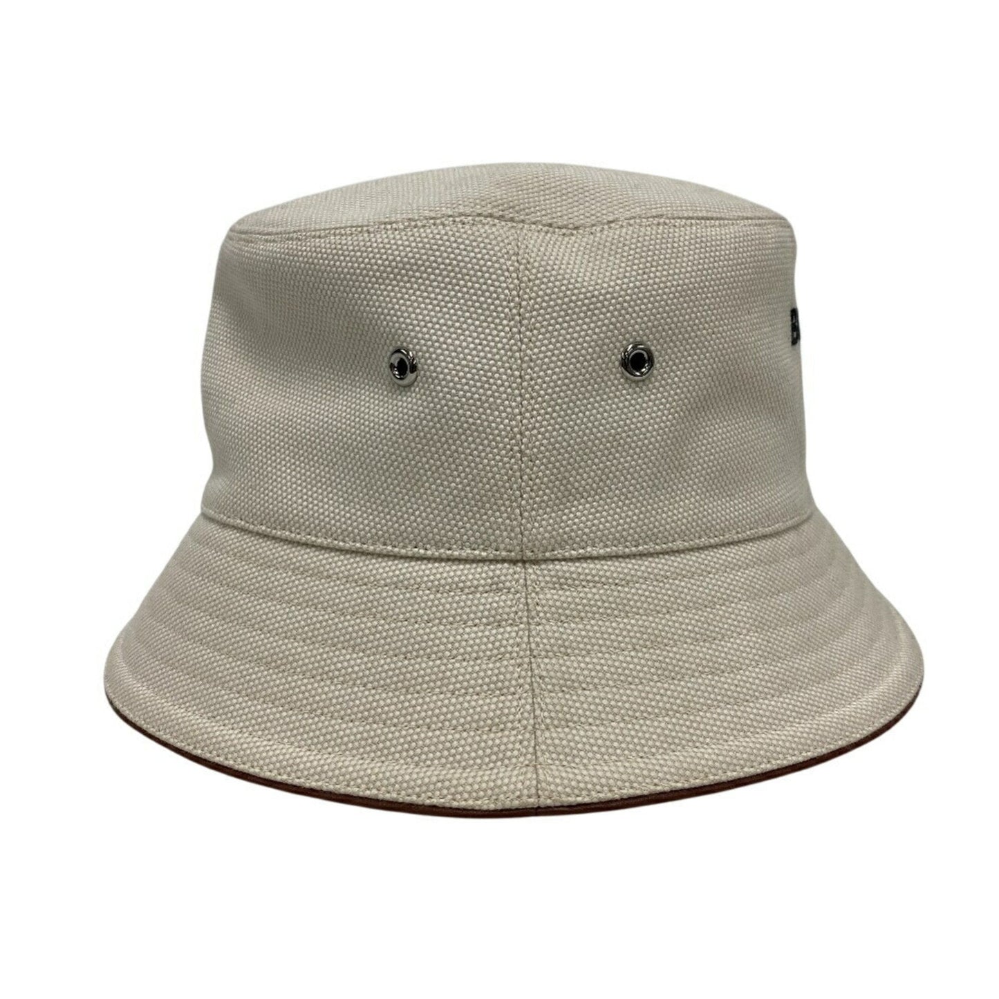 Burberry Cotton Leather Bucket Hat (Pre-Owned)