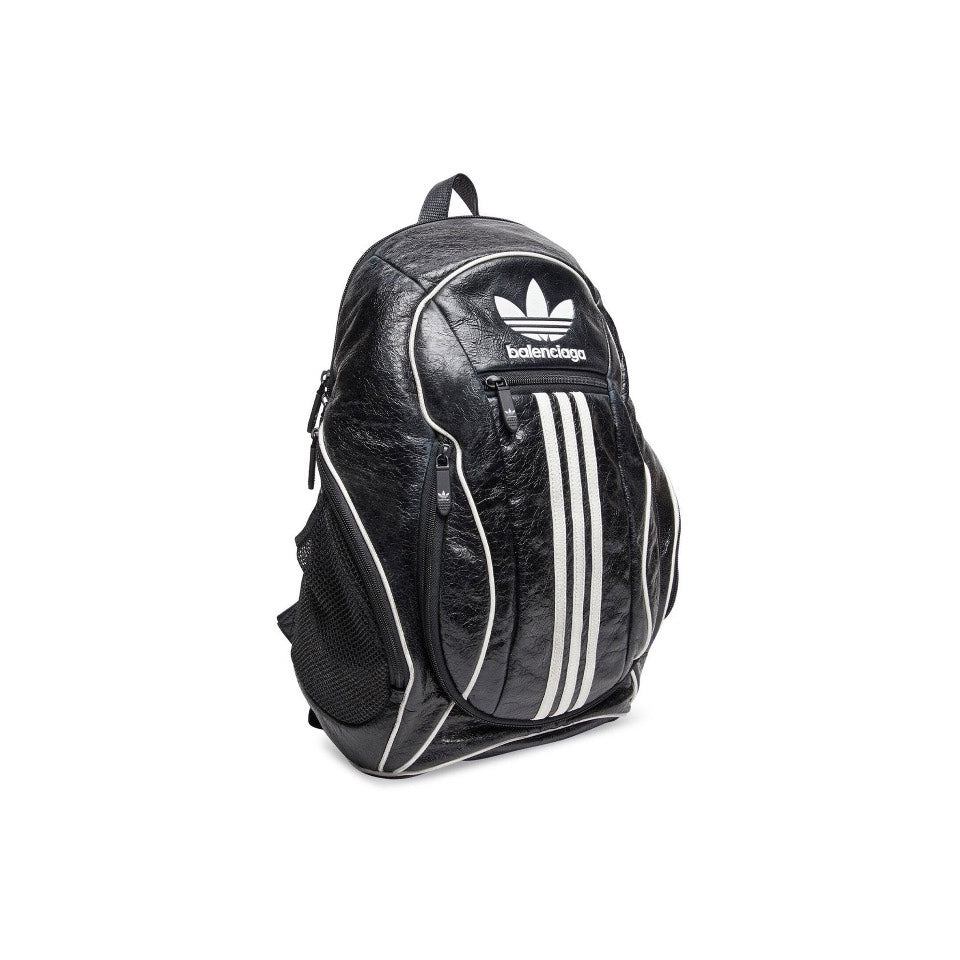Balenciaga x Adidas 2025 Limited Edition Embossed Logo Leather Backpack