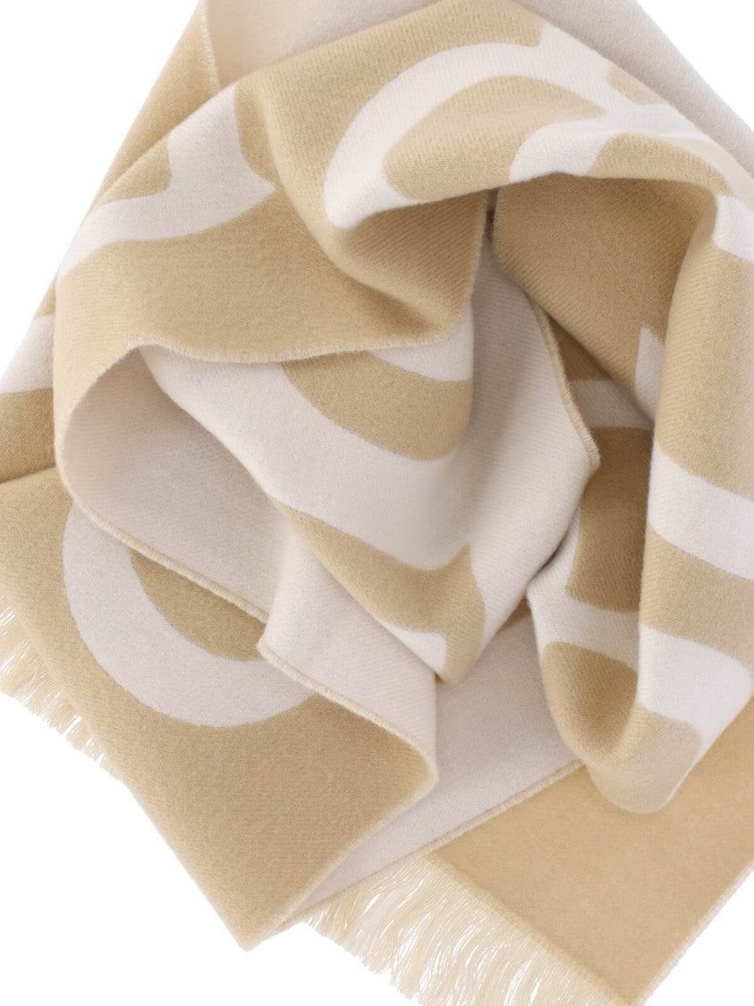 Reversible Scarf B Shield – Beige/Cream