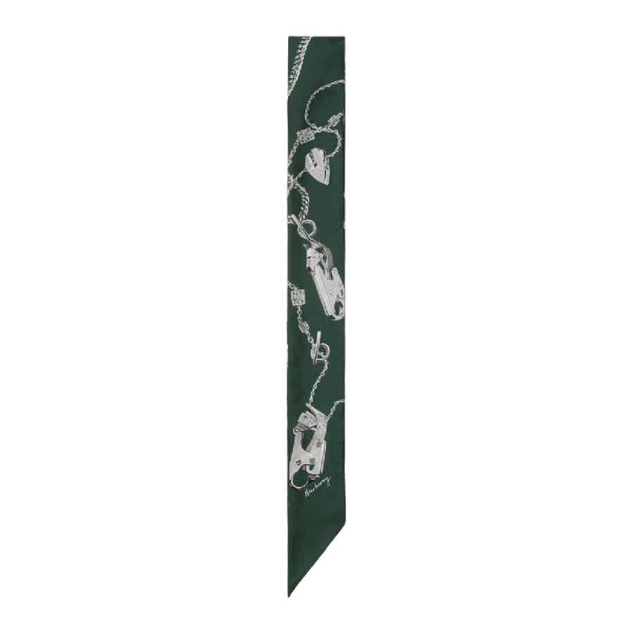 Burberry Graphic Print Silk Scarf