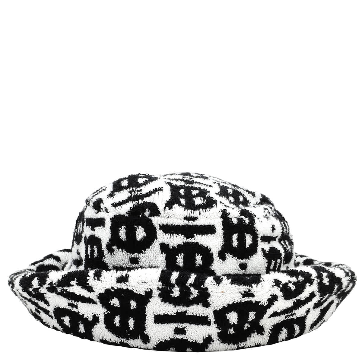 Burberry Cotton Monogram Jacquard Bucket Hat