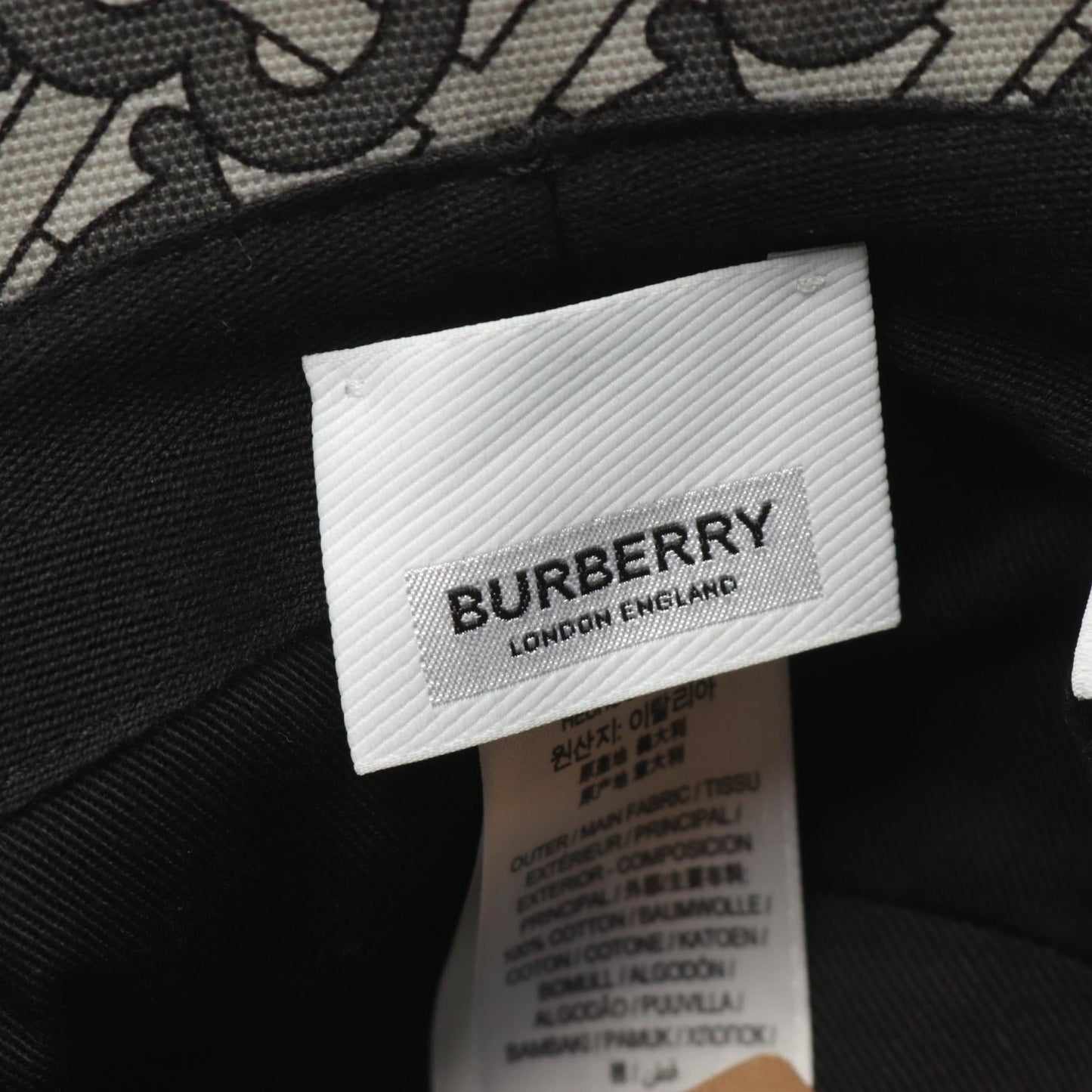 Burberry Canvas TB Monogram Hat 8048482