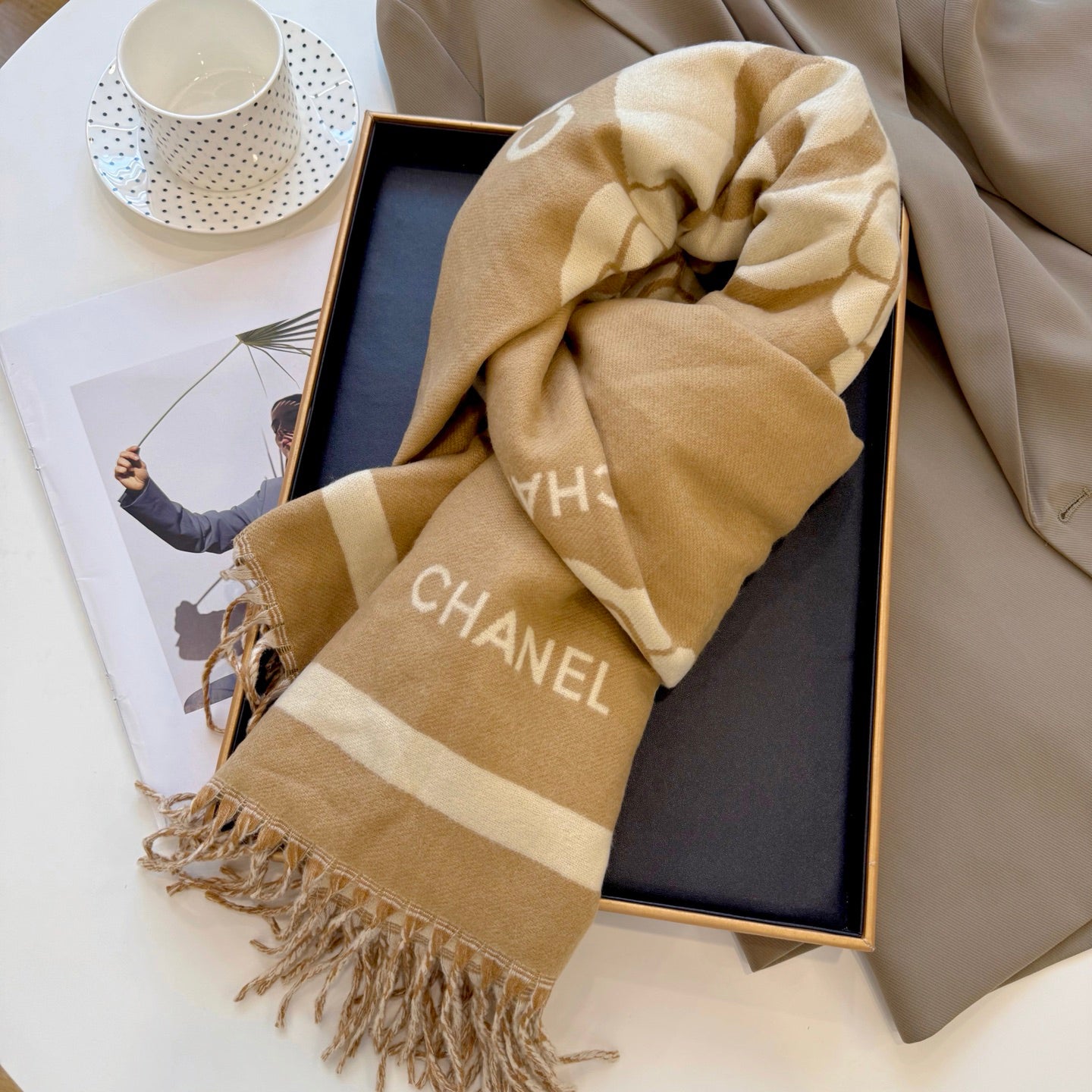 Unisex Cashmere Knit Scarf 2025 Autumn Winter - Classic Warm Design