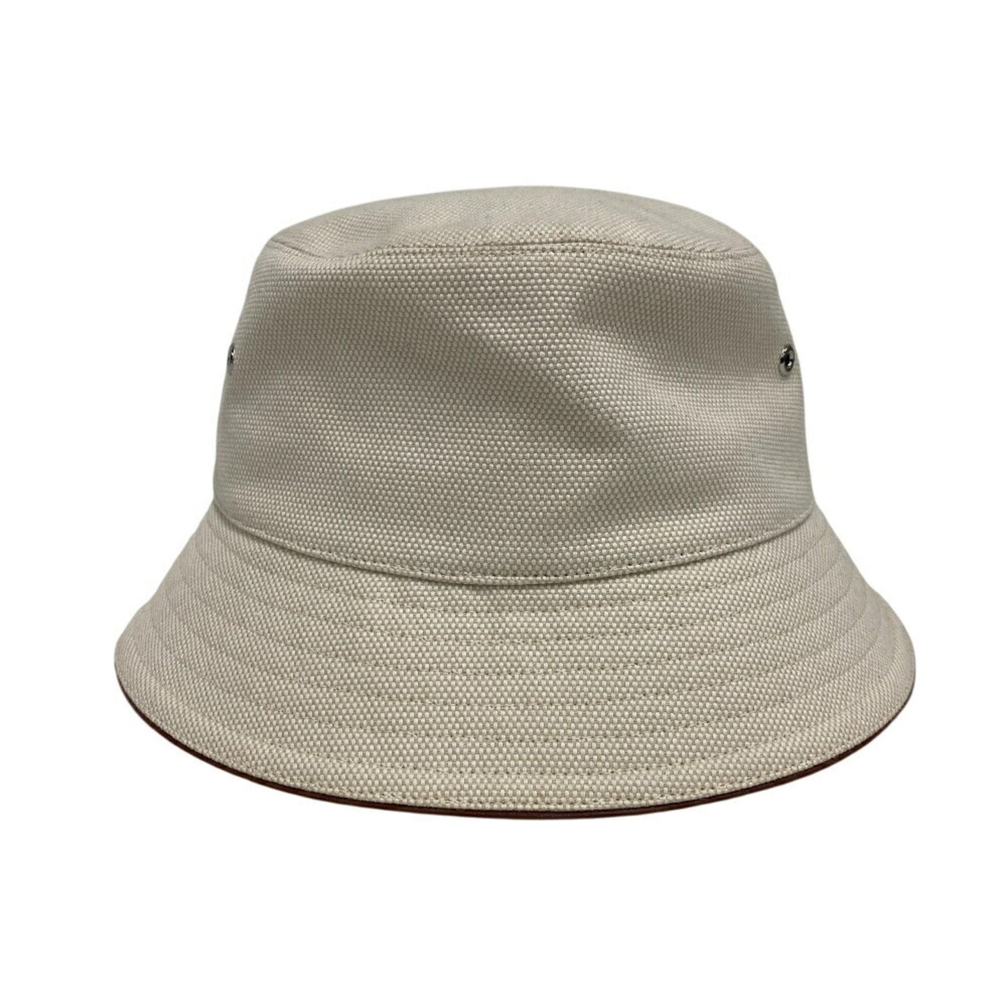 Burberry Cotton Leather Bucket Hat (Pre-Owned)