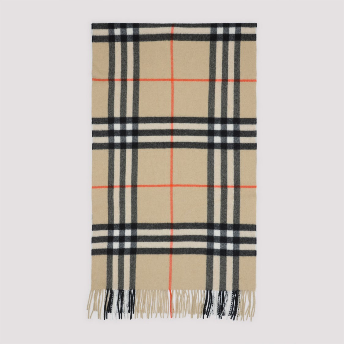 Beige Cashmere Scarf