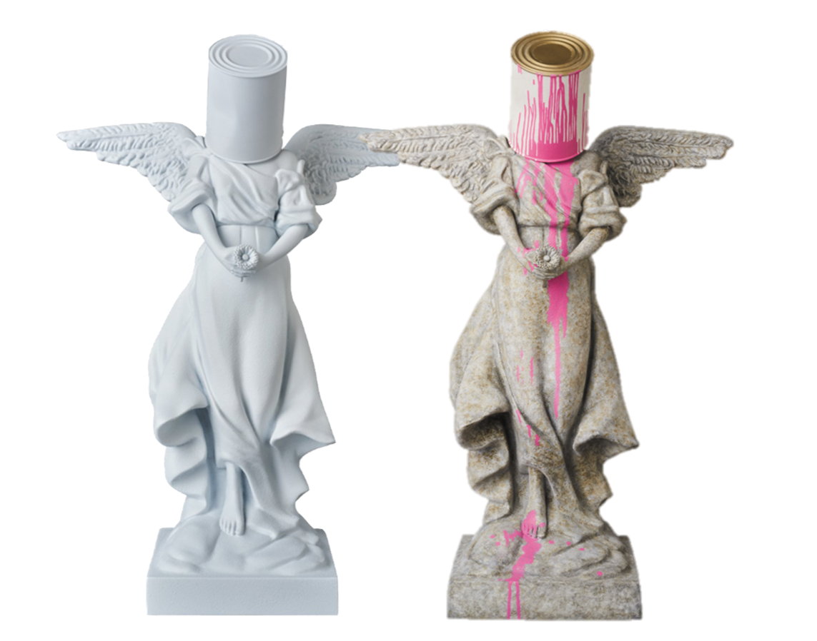 PINK ANGEL FIGURINE