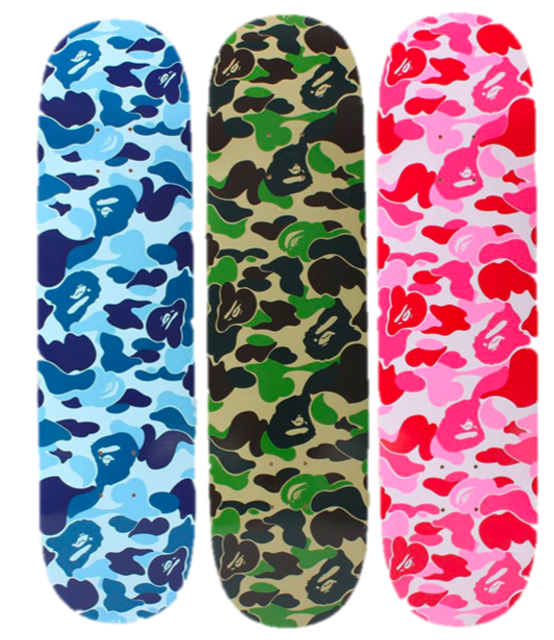 SKATE BAPE CAMO