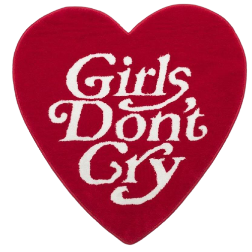 "GIRLS DON'T CRY" RUG