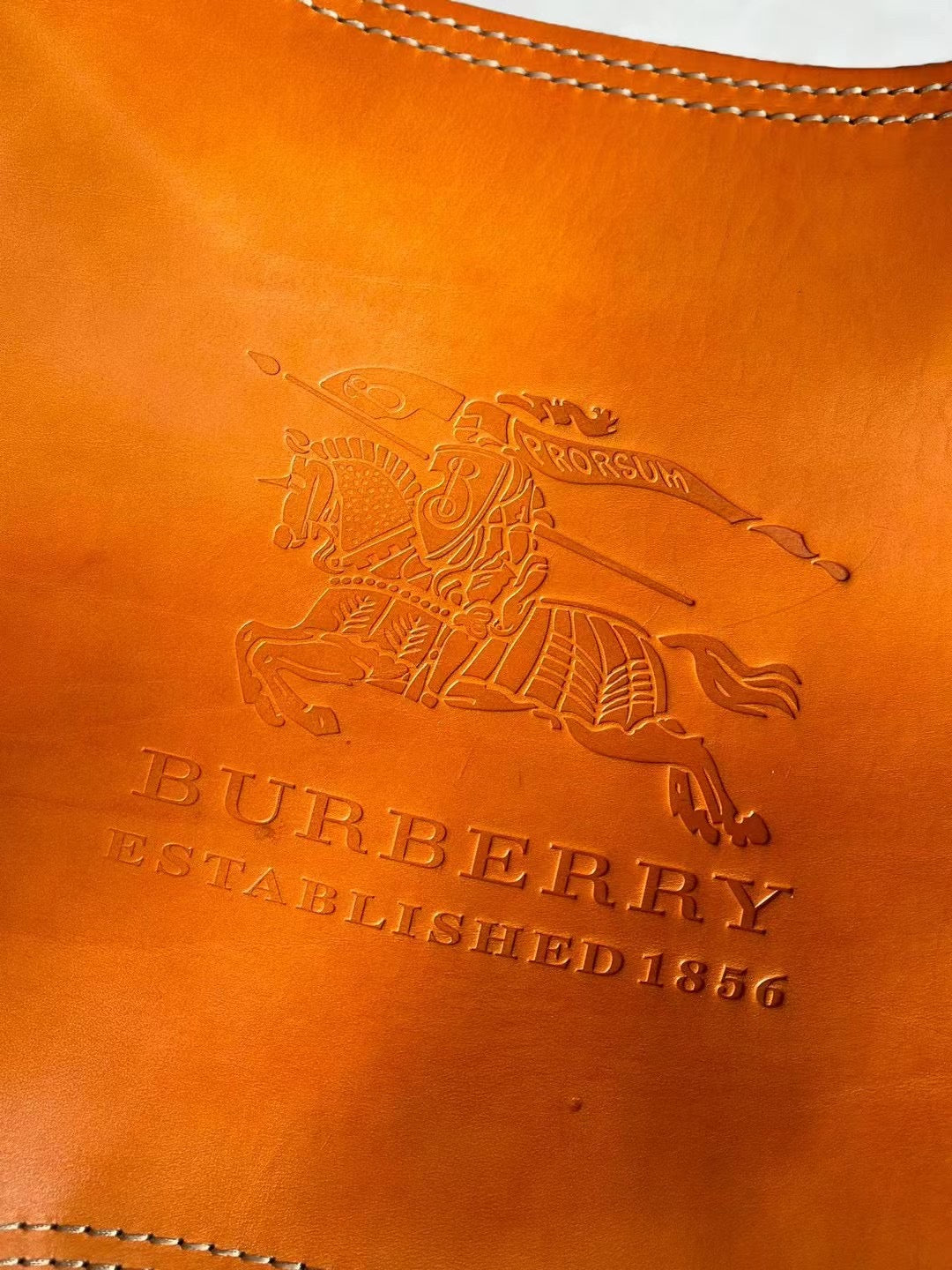 BURBERRY LEATHER STOOL