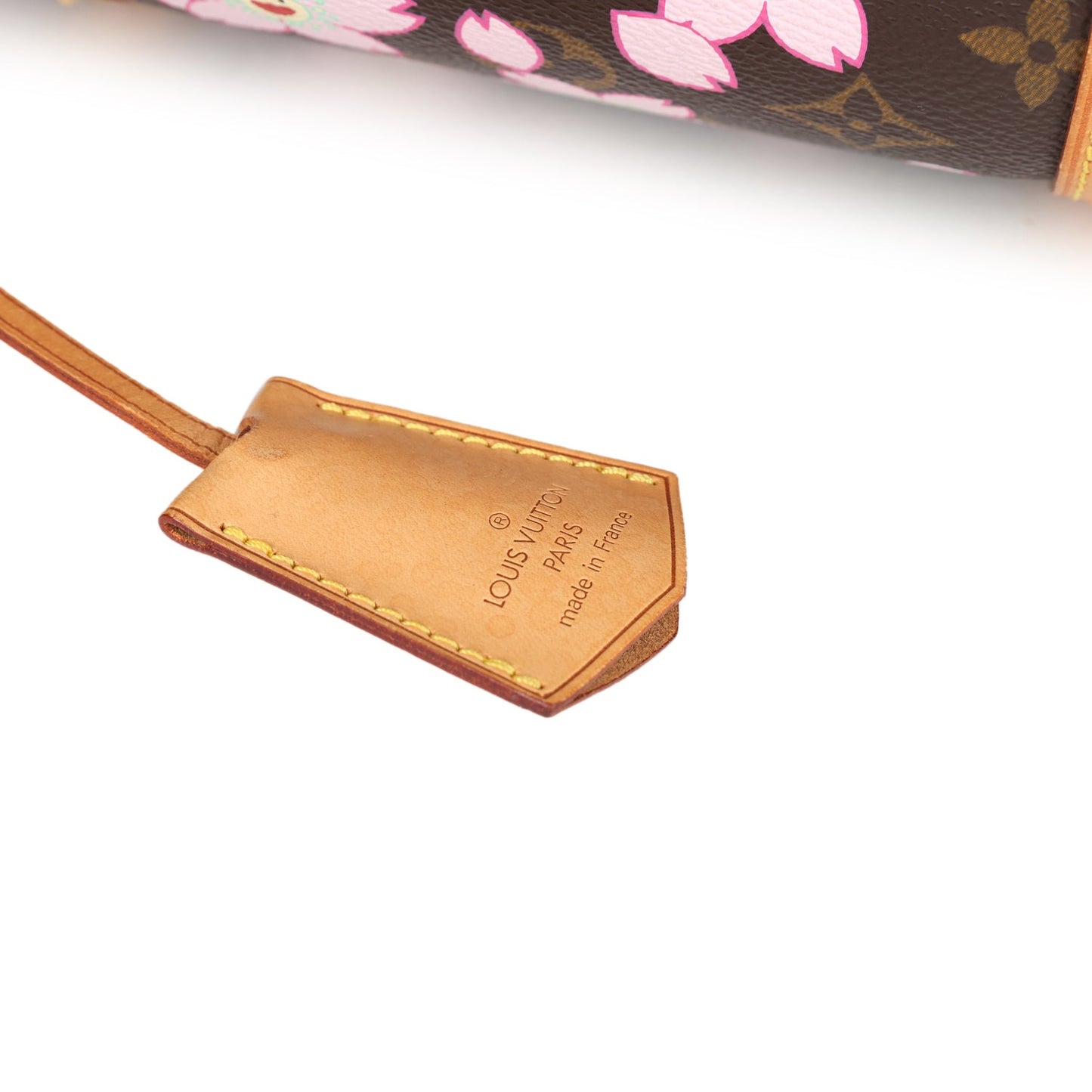 Vintage Louis Vuitton X Takashi Murakami Papillon Brown Monogram Cherry Blossom Gold Hardware