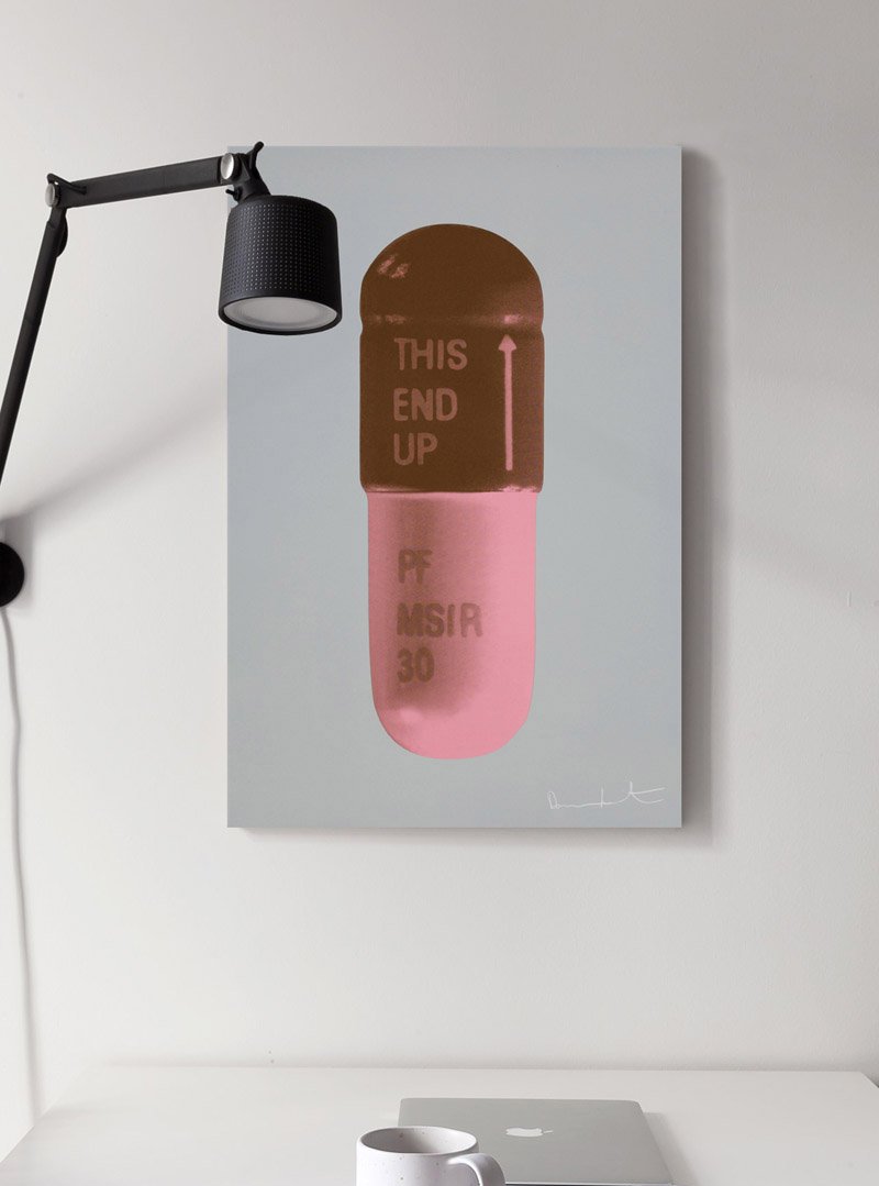 "THE CURE" PILLS CANVAS PRINT