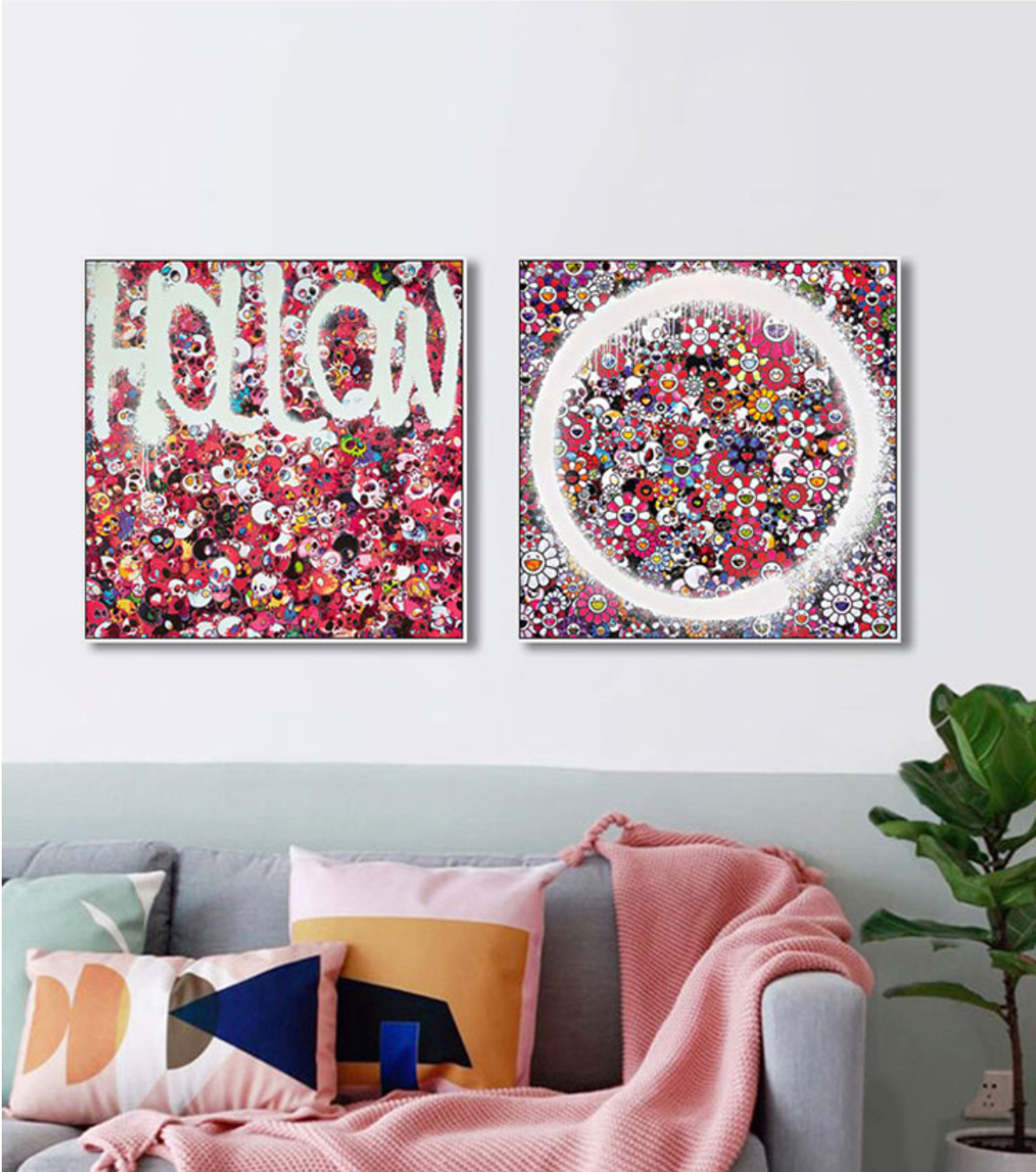 TAKASHI MURAKAMI X VIRGIL ABLOH HOLLOW WALL FRAME