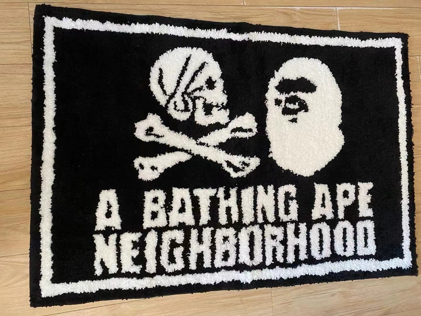 A BATHING APE NEIGHBORHOOD RUG