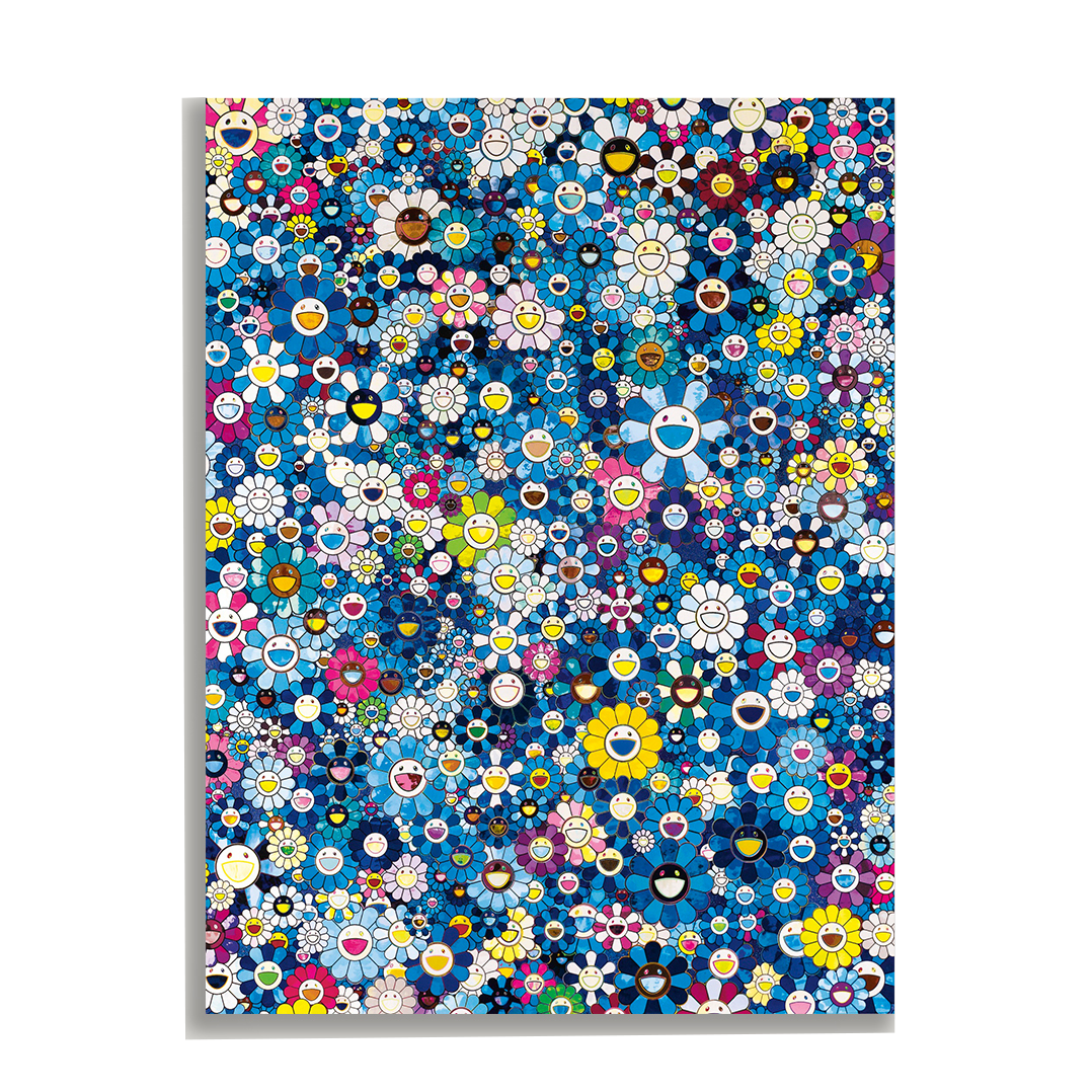 BLUE MURAKAMI CANVAS PRINT