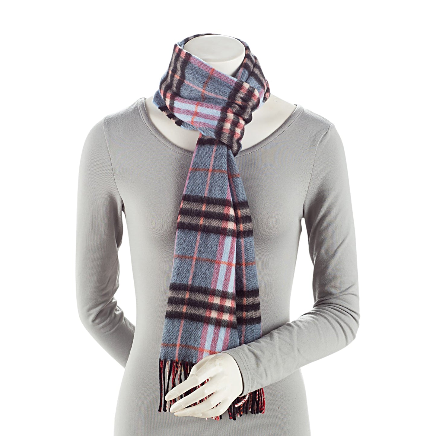 Burberry Vintage Cashmere Check Scarf