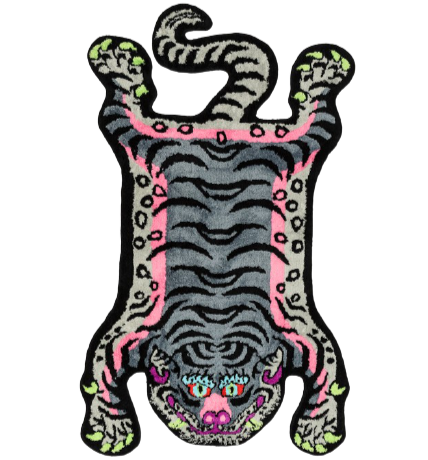 TIBETAN RAW EMOTIONS TIGER RUG