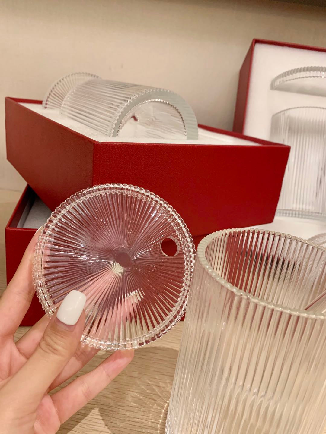 Baccarat x Virgil Abloh Limited Edition Crystal Straw Cup - Crystal Clear Collection