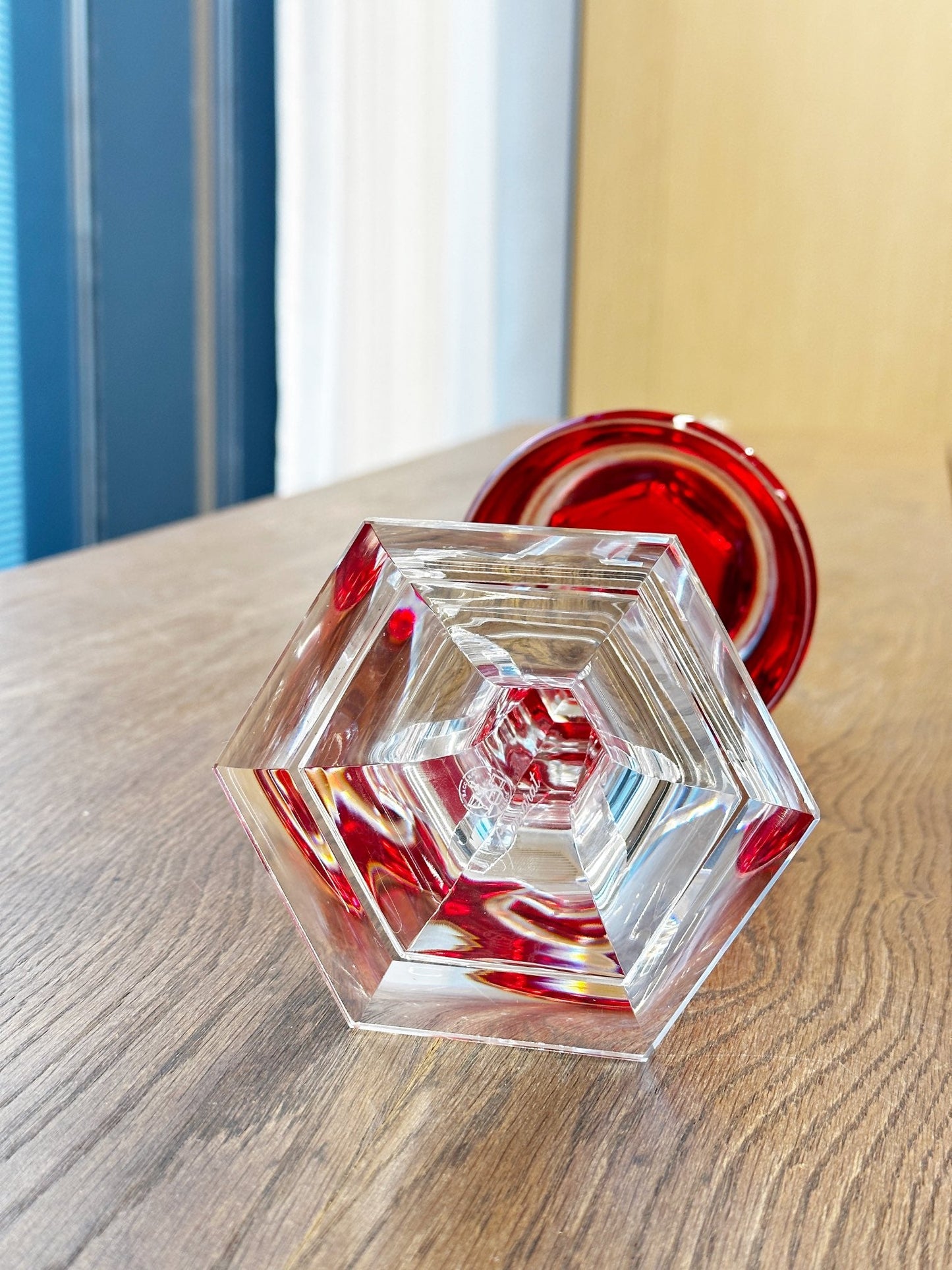 Baccarat Harcourt Fire of My Heart Crystal Candle Holder