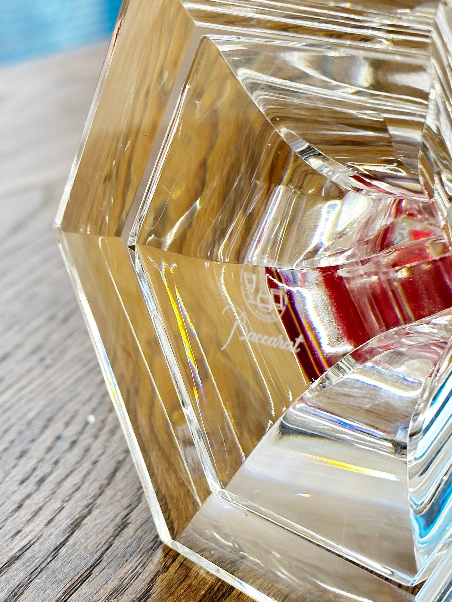Baccarat Harcourt Fire of My Heart Crystal Candle Holder