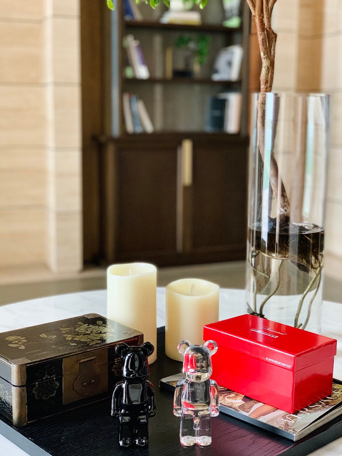 Bearbrick x Baccarat Paris Limited Edition 200% Black Bear