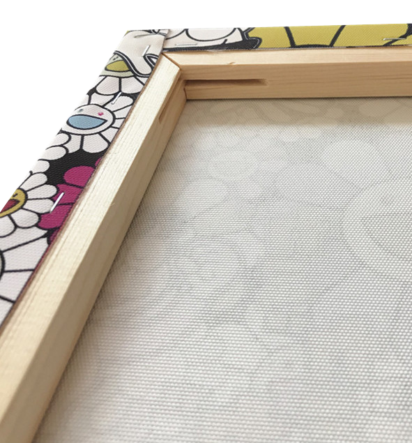 WHITE MURAKAMI CANVAS PRINT