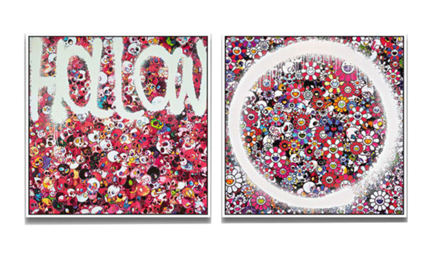 TAKASHI MURAKAMI X VIRGIL ABLOH HOLLOW WALL FRAME