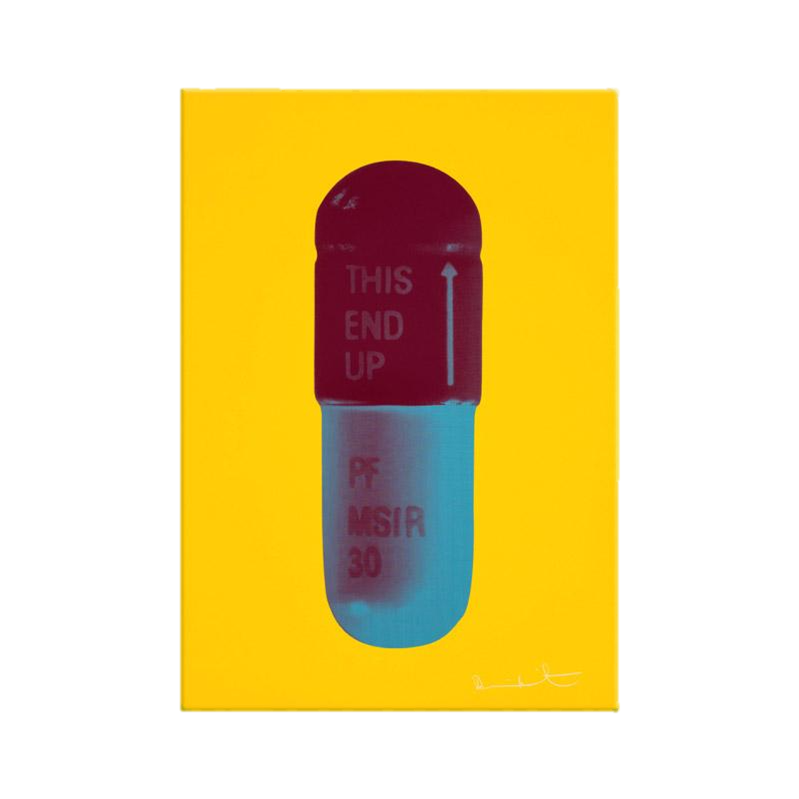 "THE CURE" PILLS CANVAS PRINT
