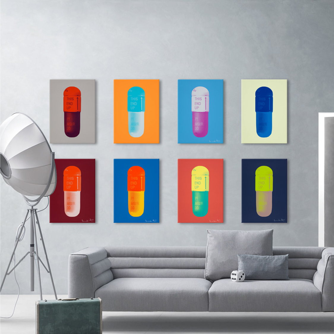 "THE CURE" PILLS CANVAS PRINT