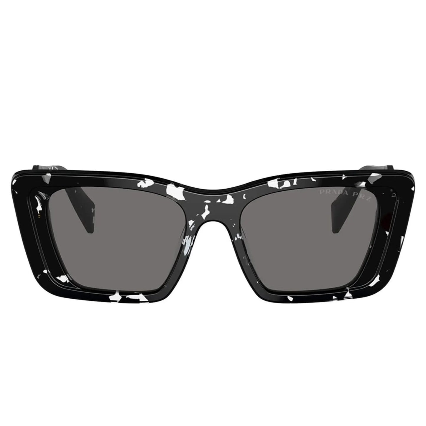 Prada PR 08YS 15S5Z1 Black Crystal Tortoise Polarised Sunglasses
