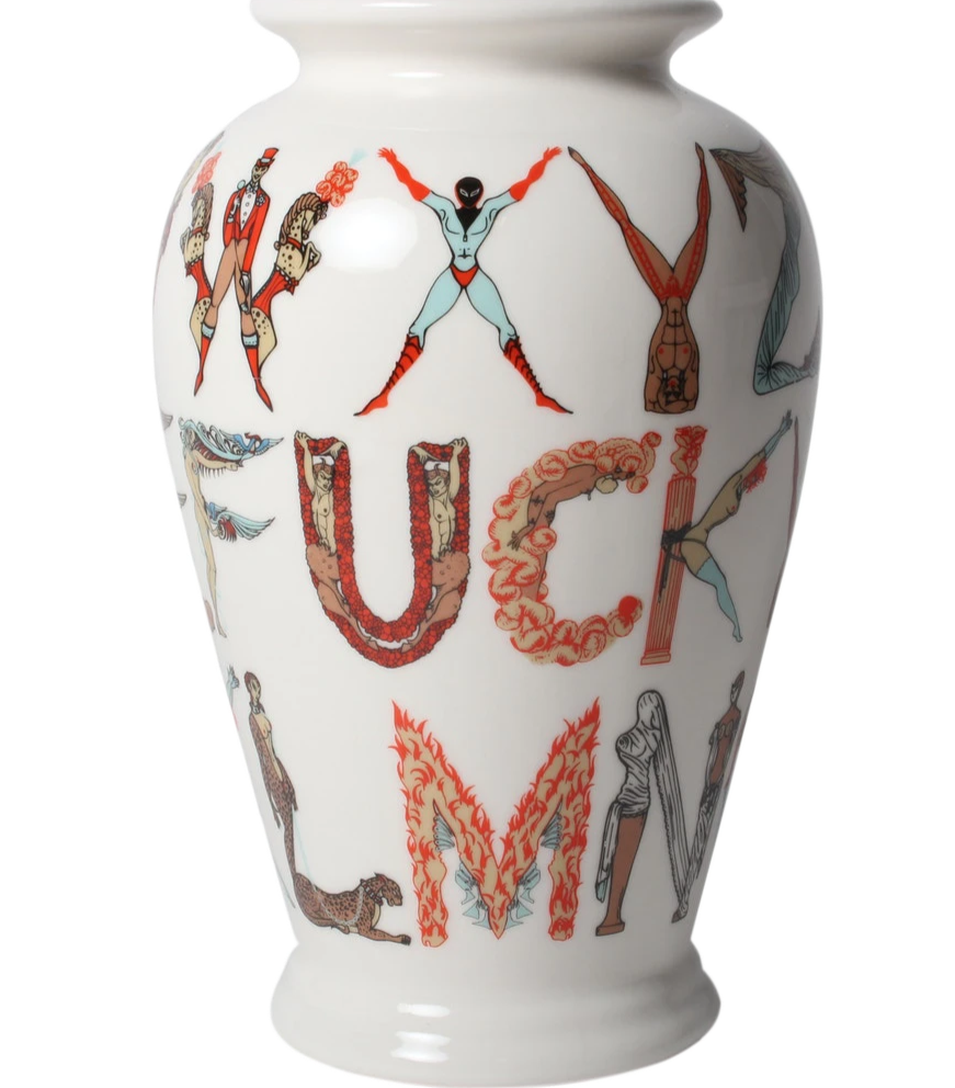 ALPHABET VASE