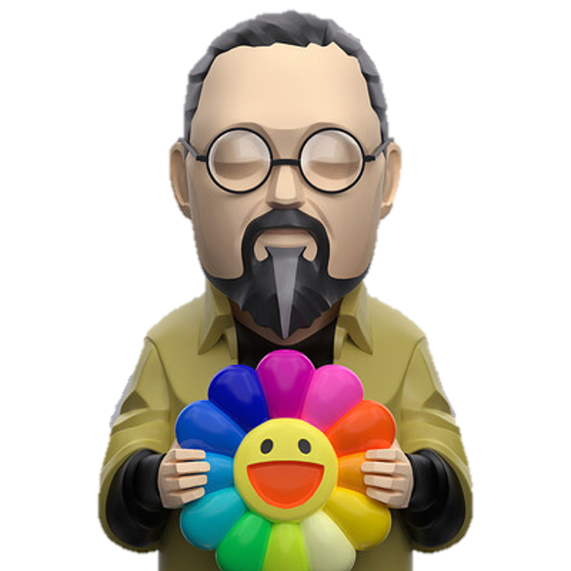 TAKASHI MURAKAMI FIGURINE AUTHORS SERIES