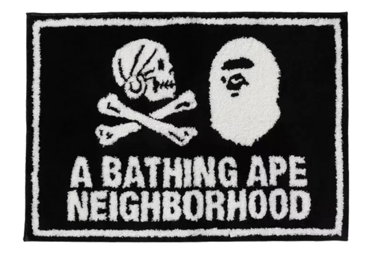 A BATHING APE NEIGHBORHOOD RUG