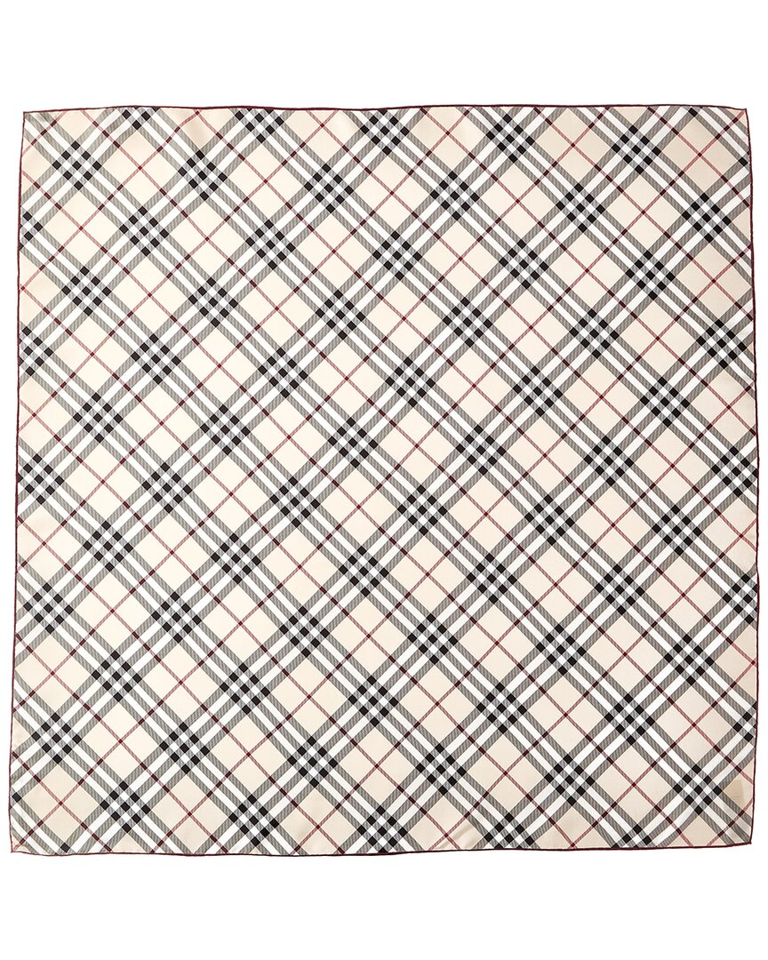 Burberry Check Silk Scarf