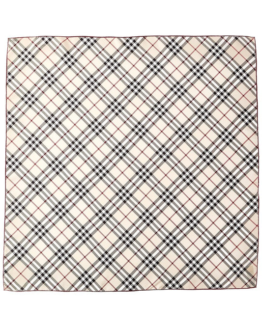 Burberry Check Silk Scarf