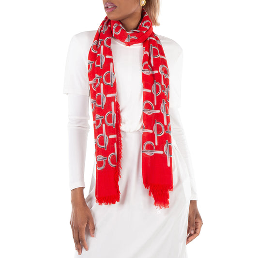 Burberry B-Print Wool Scarf
