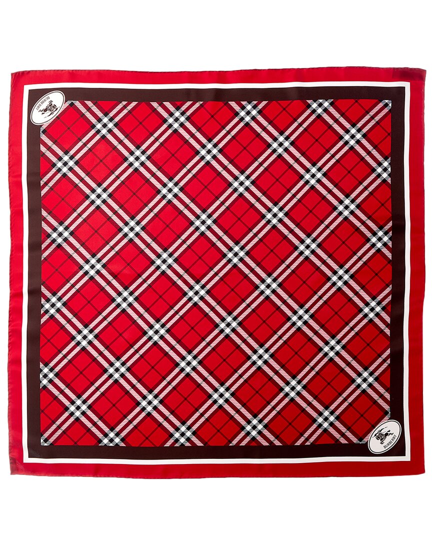 Burberry Check Silk Scarf
