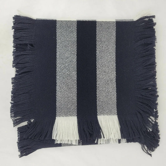 Burberry  Wool Half Mega Fashion Plaid Check Fringe Scarf