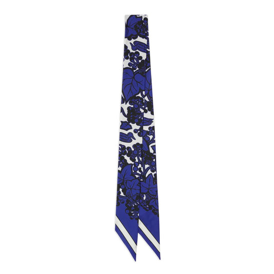 Burberry Ivy Floral-Print Silk Scarf