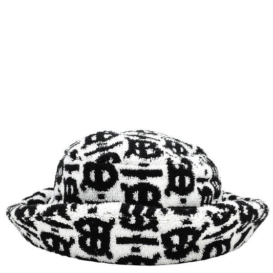 Burberry Cotton Monogram Jacquard Bucket Hat