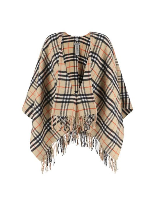 Wool-Cashmere Cape – Beige