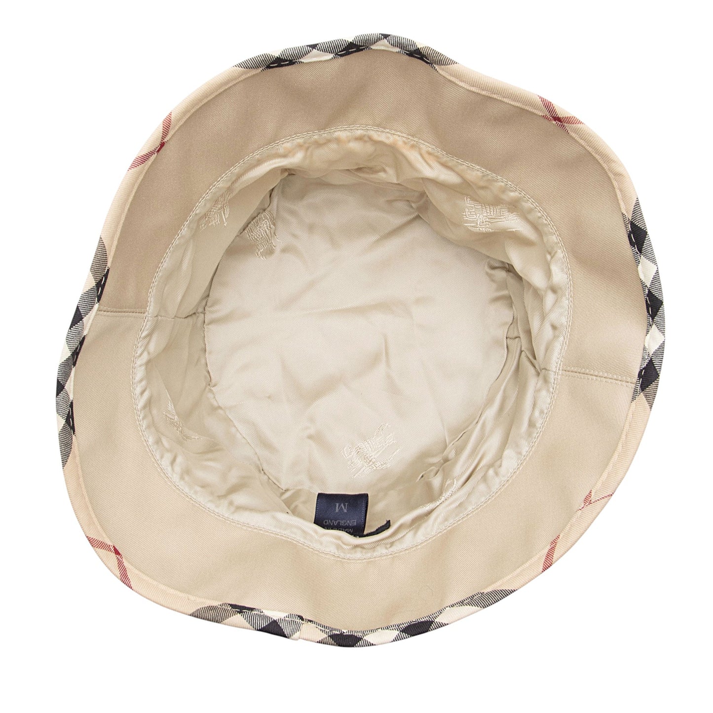 Burberry Cotton Check Trim Bucket Hat