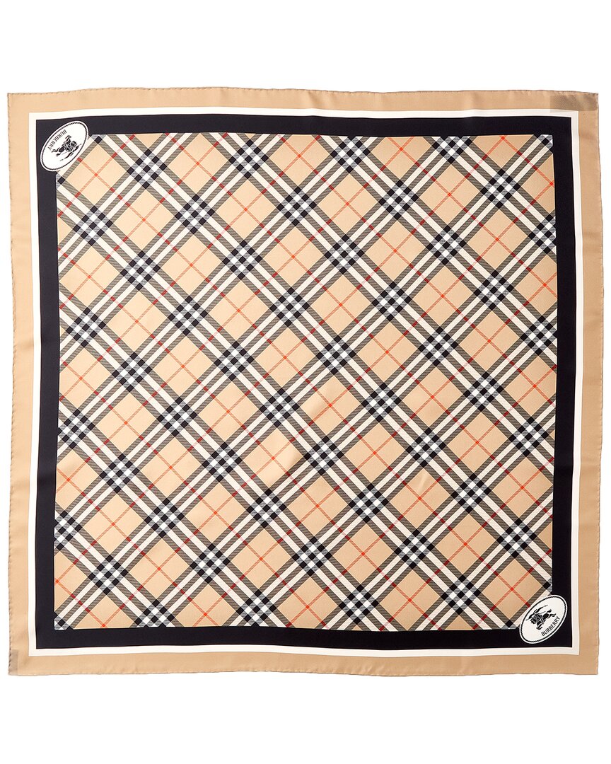 Burberry Check Silk Scarf