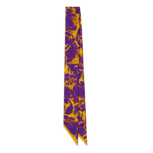 Burberry Rose-Print Silk Scarf