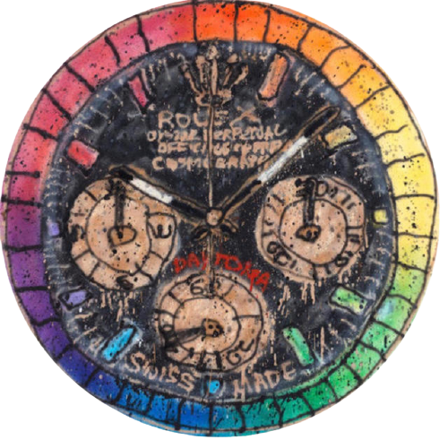 "RAINBOW DAYTONA" RUG