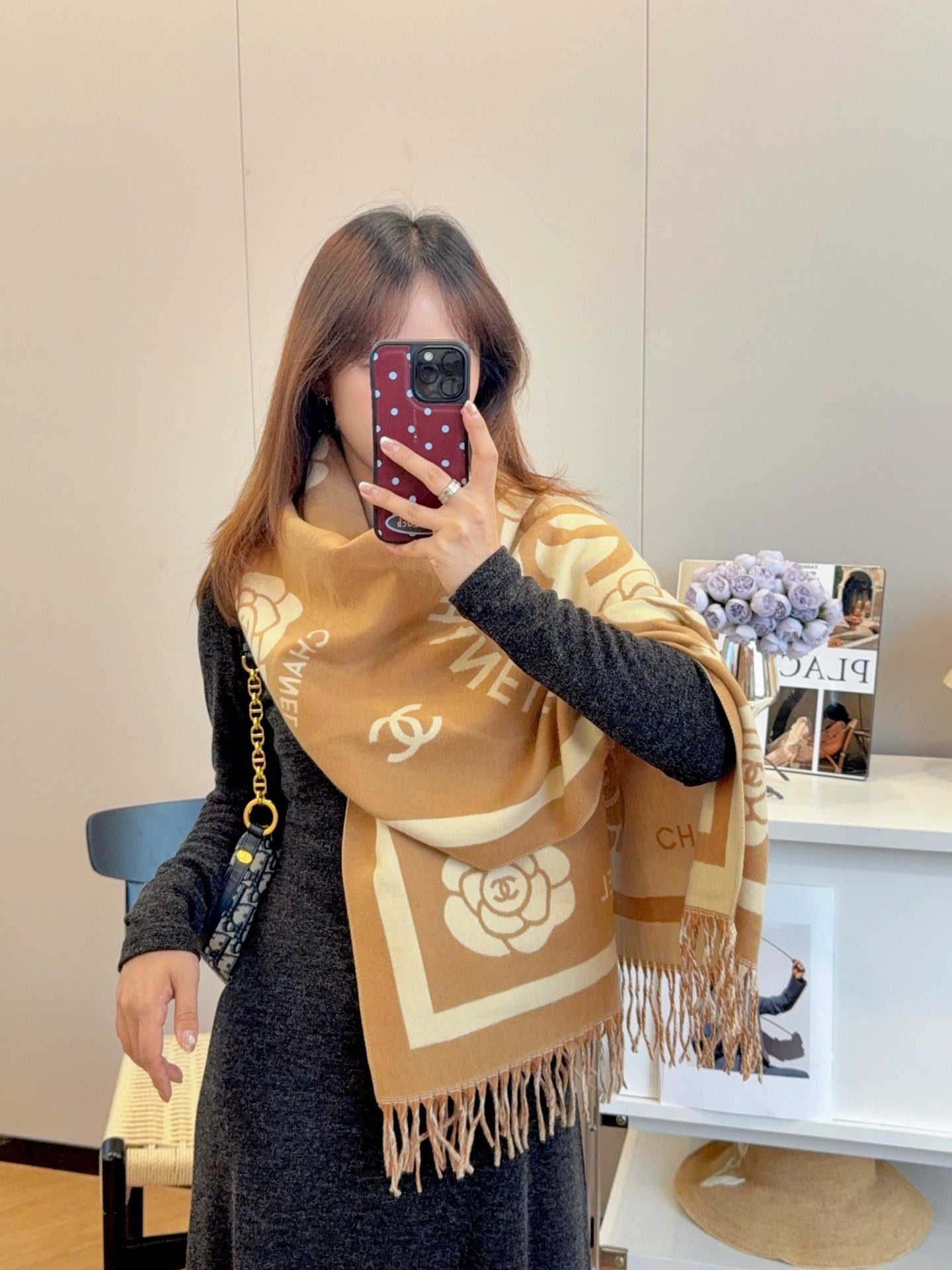 Unisex Cashmere Knit Scarf 2025 Autumn Winter - Classic Warm Design