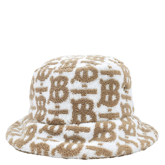 Burberry Monogram Jacquard Terry Bucket Hat
