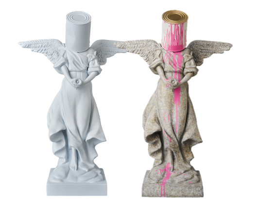 PINK ANGEL FIGURINE