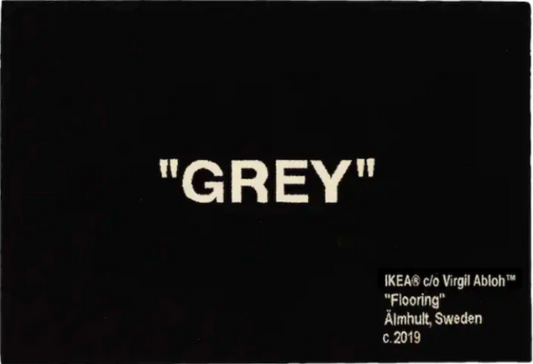 "GREY" RUG