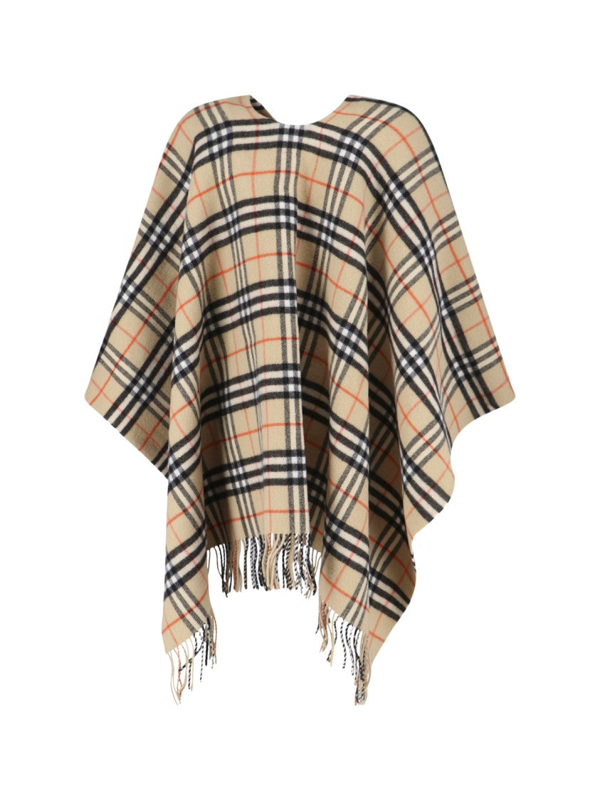 Wool-Cashmere Cape – Beige