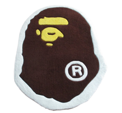 TAPETE DE CABEÇA DE MACACO BAPE